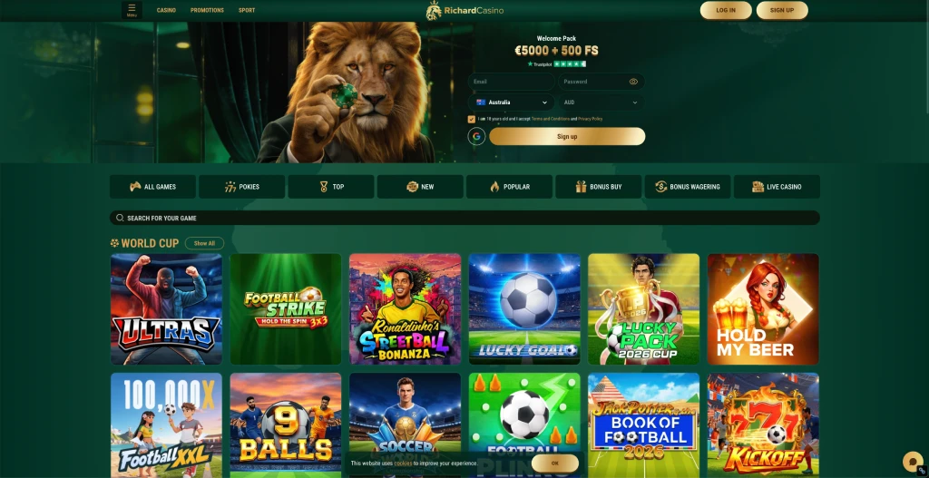 Richard Casino review for Australian players